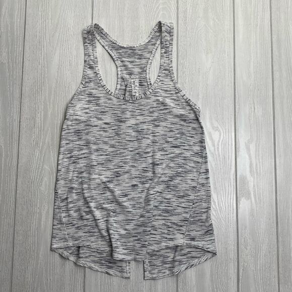 Lululemon Women's Tiger Space Dye Black White Salute the Sun Tank Top Size 4 - Picture 3 of 11
